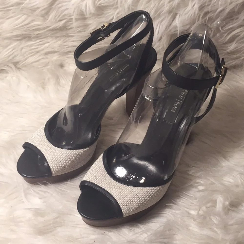 White House black market platform sandals